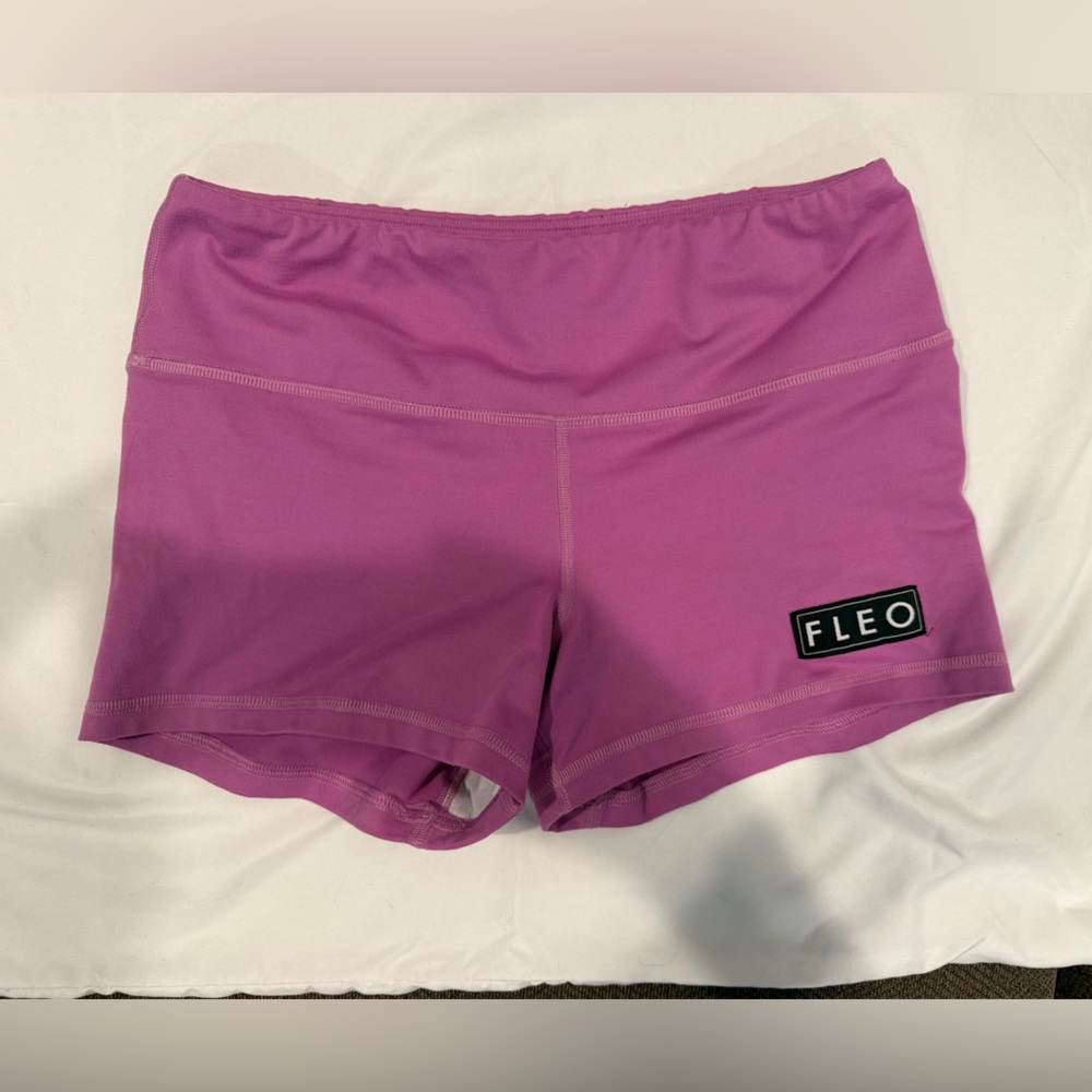 Fleo Women's Athletic Shorts in Purple